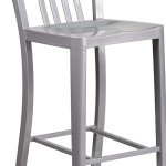 Gael 30" Metal Barstools with Footrest – Set of 2