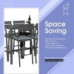 Soleil Jardin 5-Piece Outdoor Bar Set