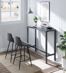 TMEE 46” Outdoor Bar Table - Waterproof & Sturdy