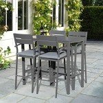 Soleil Jardin 5-Piece Outdoor Bar Set