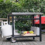 Movable Stainless Steel Dining Cart with Double Shelf