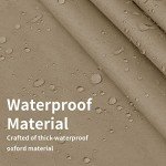 Waterproof Patio Cushion Covers 4-Pack 24x24x4