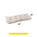 Cream Patio Chair Cushions for Loveseat Lounge