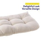 Cream Patio Chair Cushions for Loveseat Lounge