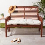 Cream Patio Chair Cushions for Loveseat Lounge