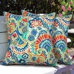 Set of 2 Fade-Resistant 18"x18" Patio Pillow Covers