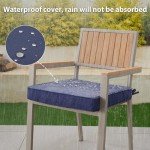 Waterproof Patio Chair Cushions Set of 2