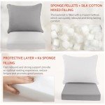 Waterproof Deep Seat Cushions - Oliphant Light Grey