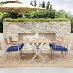 Waterproof Patio Chair Cushions Set of 2