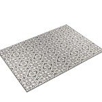 Nicole Miller Danica Geometric Area Rug, Black/Grey