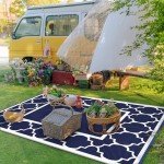 GENIMO Waterproof Reversible Outdoor Rug - 5' x 8