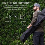 Portable Heavy-Duty 9ft Steel Hammock Stand with Wheels