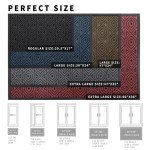 Yimobra Heavy-Duty Waterproof Welcome Mat - Black