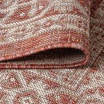 Sinjuri Medallion Textured Weave Area Rug, 8x10