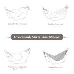 Heavy-Duty Hammock Stand for 2-Person Use