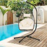 Hammock Chair Stand with 360° Rotation