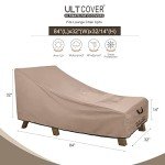 Waterproof Heavy-Duty Patio Lounge Chair Covers - 2 Pack