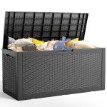 100 Gallon Outdoor Storage Deck Box - Waterproof