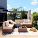 7-Piece Modular Outdoor Sectional Patio Furniture Set