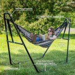 Heavy-Duty Hammock Stand for 2-Person Use