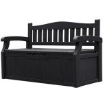 Greesum 70 Gallon Waterproof Outdoor Storage Bench