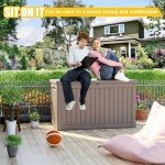 PatioZen 230 Gallon Waterproof Outdoor Storage Box
