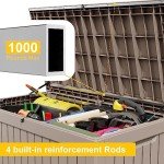 PatioZen 230 Gallon Waterproof Outdoor Storage Box