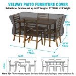 Waterproof Patio Furniture Cover for Rectangular Sets