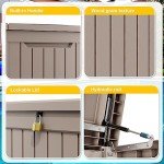 PatioZen 230 Gallon Waterproof Outdoor Storage Box