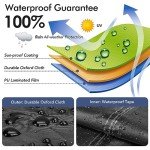 Waterproof Heavy Duty Patio Furniture Covers, Black