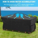 Waterproof Patio Furniture Cover for Rectangular Sets