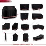 Heavy Duty Patio Cushion Storage Bag, Black