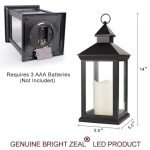 2-Pack 14" Waterproof Outdoor Candle Lanterns