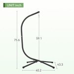 Hammock Chair Stand with 360° Rotation