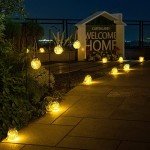 2-Pack Solar Lanterns for Outdoor Garden Decor