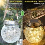 2-Pack Solar Lanterns for Outdoor Garden Decor