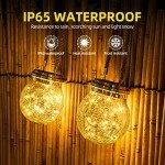 2-Pack Solar Lanterns for Outdoor Garden Decor