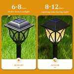 6 Pack Waterproof LED Solar Garden Lights