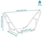 Heavy-Duty Hammock Stand for 2-Person Use