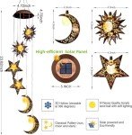 Solar Wind Chimes for Outdoor Garden Decor