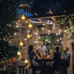 Solar Wind Chimes for Outdoor Garden Decor