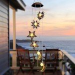 Solar Wind Chimes for Outdoor Garden Decor