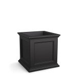 Mayne Fairfield 20-Inch Black Planter