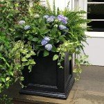 Mayne Fairfield 20-Inch Black Planter