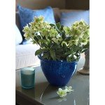 Admiral Blue 16" Decorative Round Planter Pot