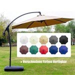 10ft Blue Patio Umbrella with UV Protection