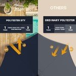 Navy Blue 10ft Solar LED Patio Umbrella