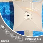 4.9 ft Outdoor Patio Umbrella - UV Protection