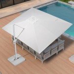 Purple Leaf 10' x 13' Offset Patio Umbrella