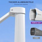 Purple Leaf 10' x 13' Offset Patio Umbrella